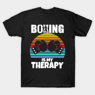 Boxing Is My Therapy T-Shirt